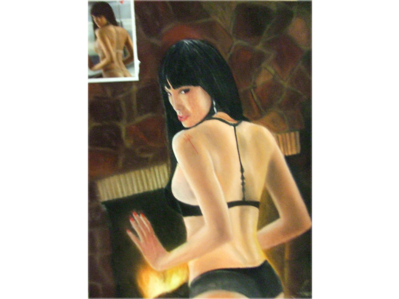 pintura desnudos mujer