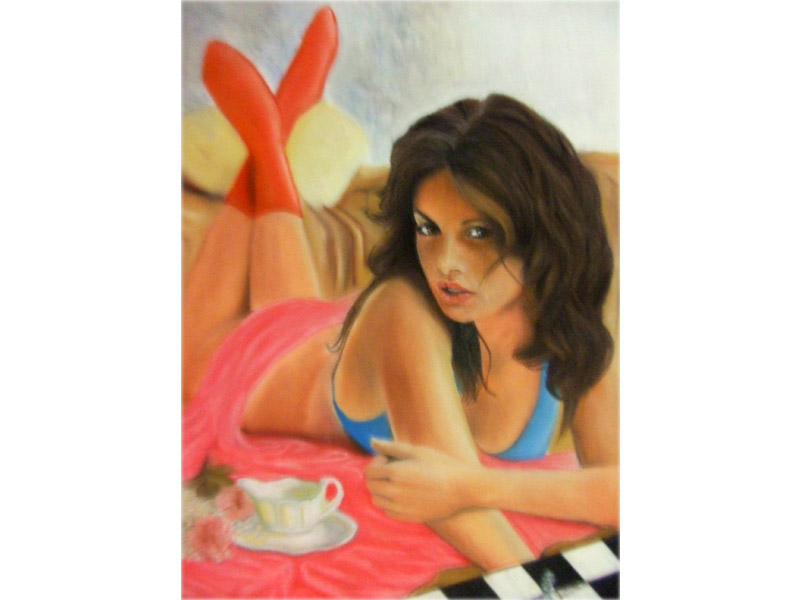 pintura desnudos mujer